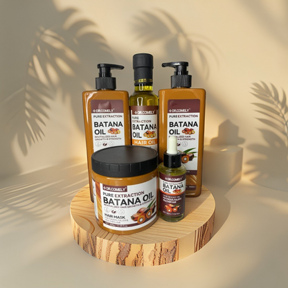Batana Oil Complete Hair Care Set – Shampoo, Conditioner, Mask & Oils + Free Gifts